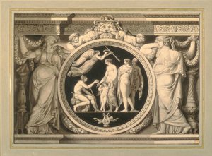 Progetto per un rilievo del Giudizio di Paride